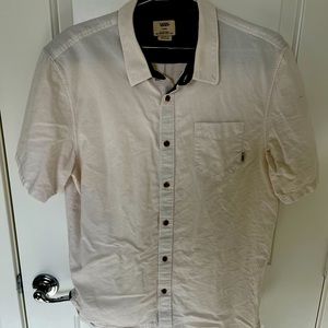 Vans White Button Up